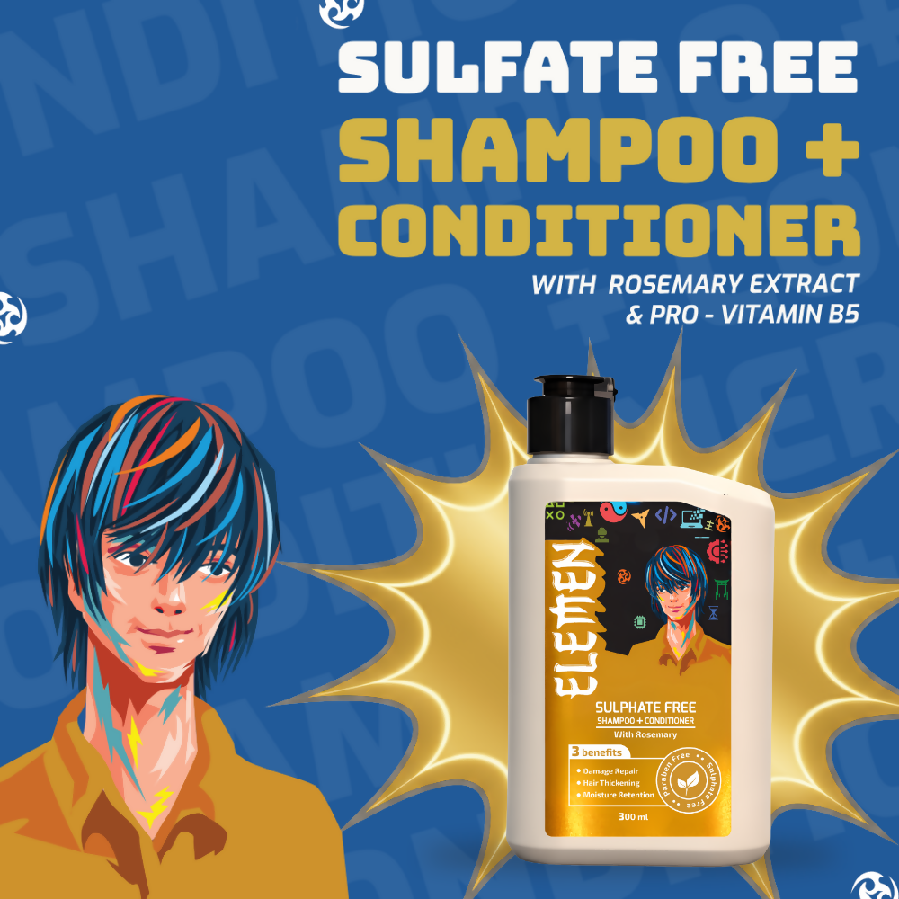 Elemen Sulphate Free Shampoo + Conditioner with Rosemary | Grocsy