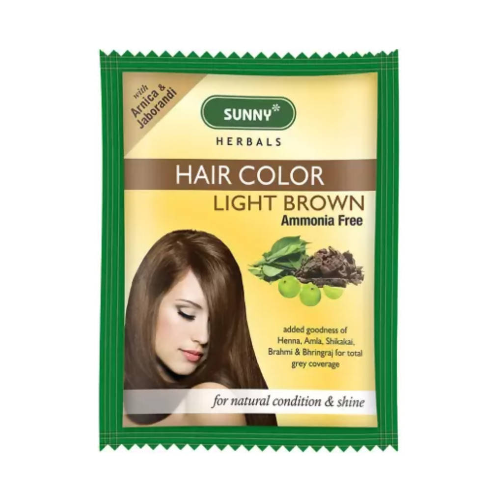 Bakson's Sunny Herbals Hair Color Light Brown | Grocsy