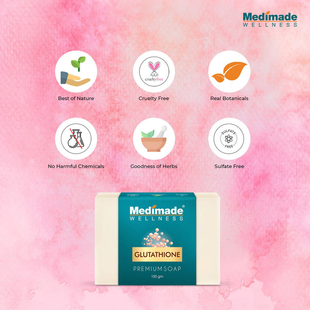 Medimade Wellness Glutathione Premium Soap | Grocsy