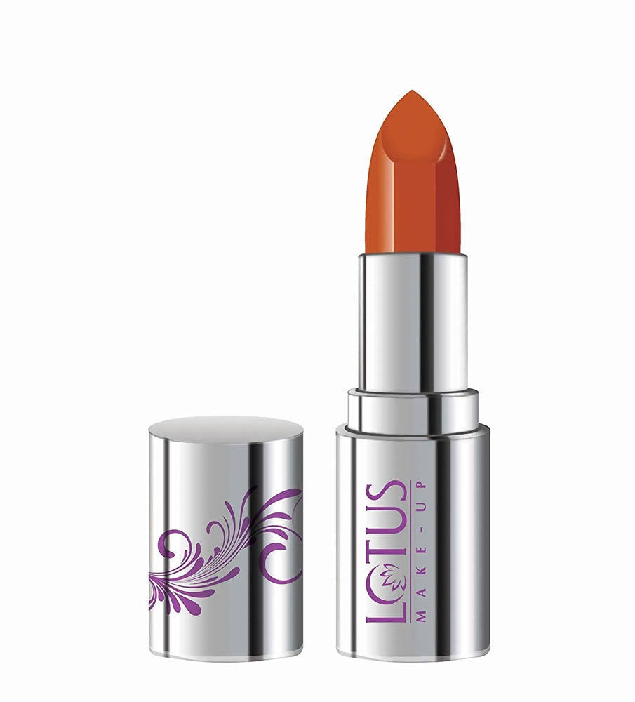 Lotus Makeup Ecostay Butter Matte Lip Color Bold Terracotta, Orange (4 Gm) | Grocsy