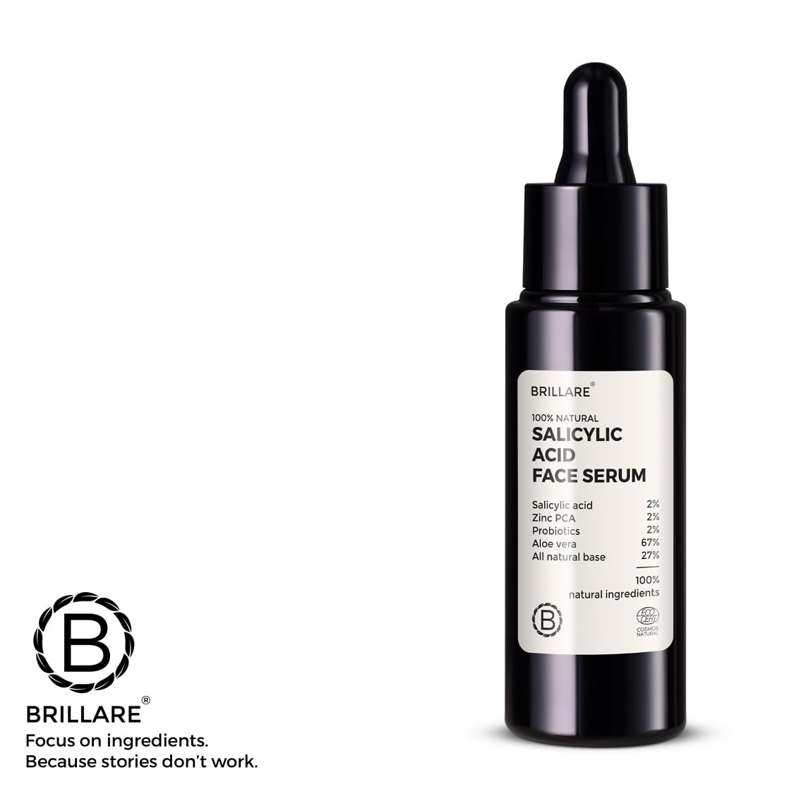 Brillare 2% Salicylic Acid Serum For Oily & Acne Prone Skin | Grocsy