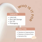 Moody SensiSoothe Mineral Brightening Sunscreen Serum with Ceramides & Rice | Grocsy