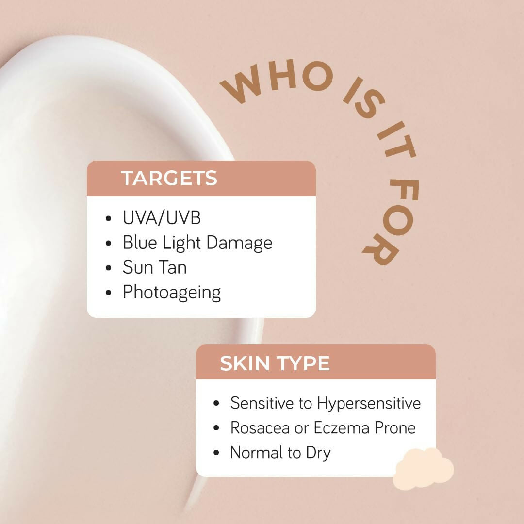 Moody SensiSoothe Mineral Brightening Sunscreen Serum with Ceramides & Rice | Grocsy