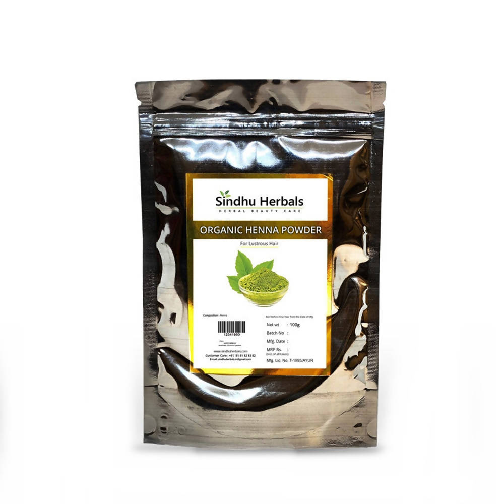 Sindhu Herbals Organic Henna Powder | Grocsy