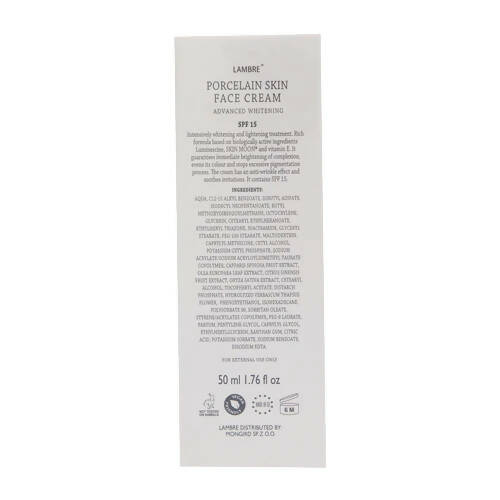 Lambre Porcelain Skin Face Cream Advanced Lightening | Grocsy