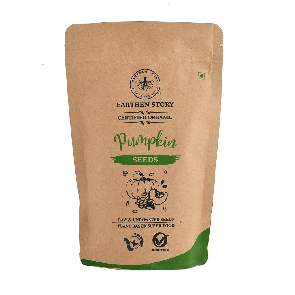 Earthen Story Certified Organic Raw Pumpkin Seeds | Grocsy