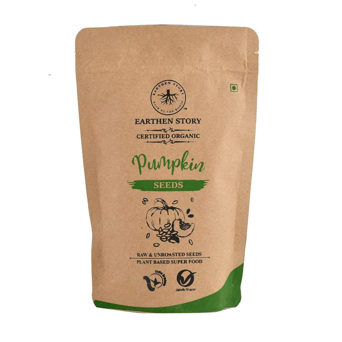 Earthen Story Certified Organic Raw Pumpkin Seeds | Grocsy