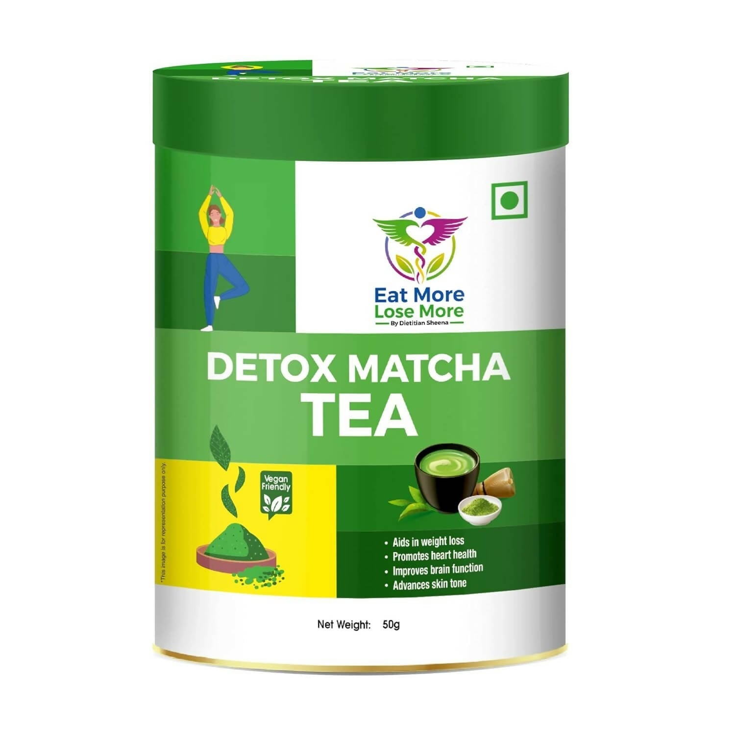 Eat More Lose More Detox Matcha Tea | Grocsy