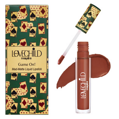 LoveChild By Masaba Gupta Hukum Transfer-proof Brown Liquid Lipstick | Grocsy