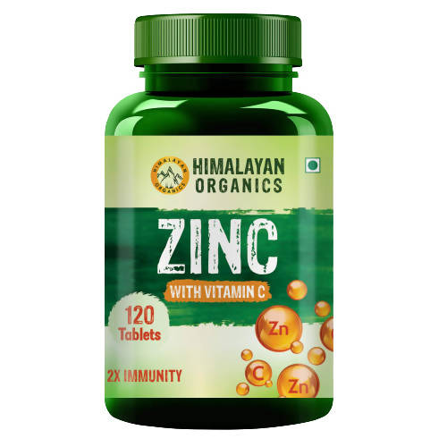 Himalayan Organics Zinc With Vitamin C Tablets | Grocsy