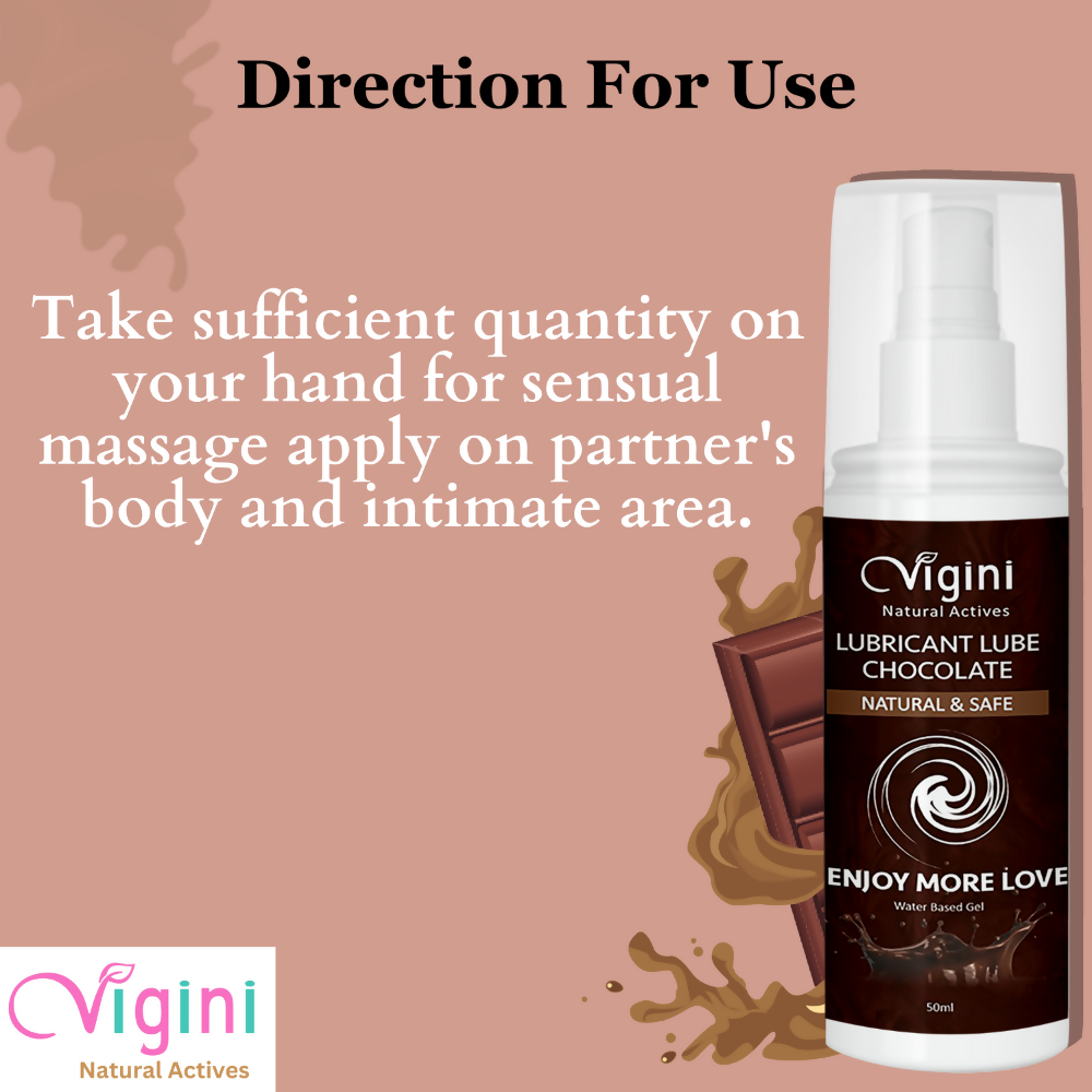 Vigini Intimate Chocolate Lubricant Personal Lube Water Based Gel | Grocsy