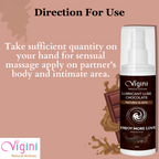 Vigini Intimate Chocolate Lubricant Personal Lube Water Based Gel | Grocsy