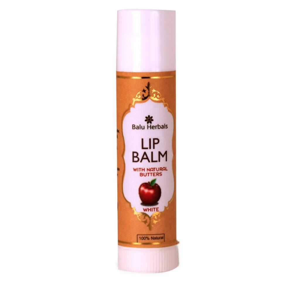 Balu Herbals Lip Balm For Men White | Grocsy