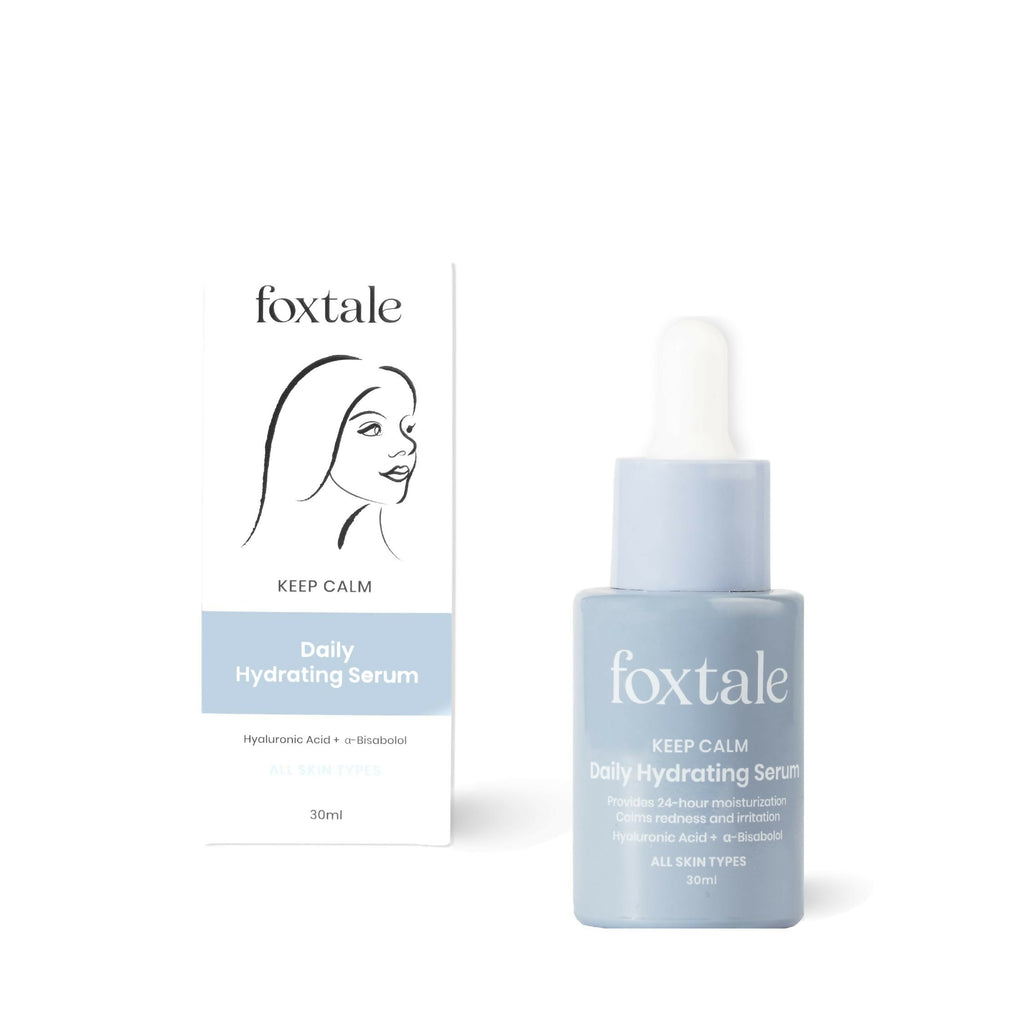 Foxtale Daily Hydrating Serum With Hyaluronic Acid - For Plump & Glowing Skin | Grocsy