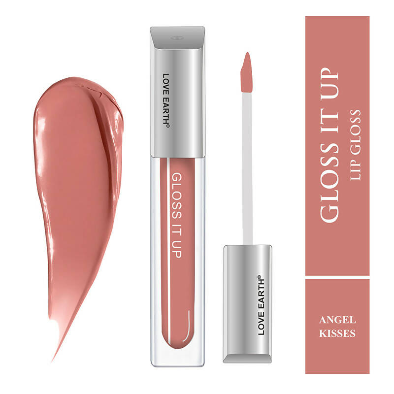 Love Earth Lip Gloss - Angel Kisses (Peach) | Grocsy