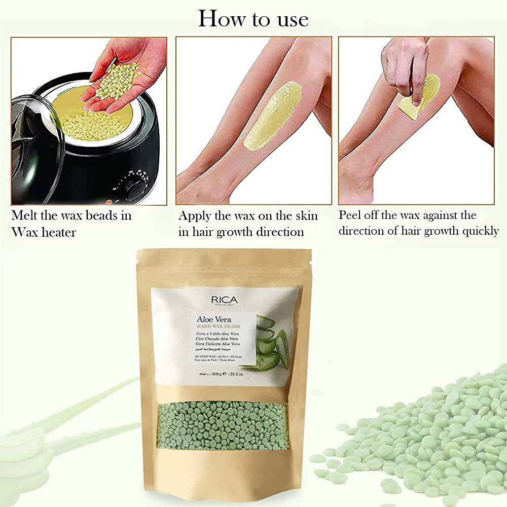 Rica Aloe Vera Hard Wax Beads | Grocsy