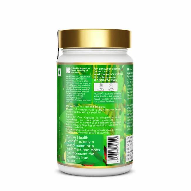 Kapiva Ayurveda BP Care Capsules | Grocsy
