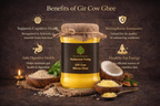Village-Organica A2 Gir Cow Ghee,Traditional Bilona Method | Grocsy