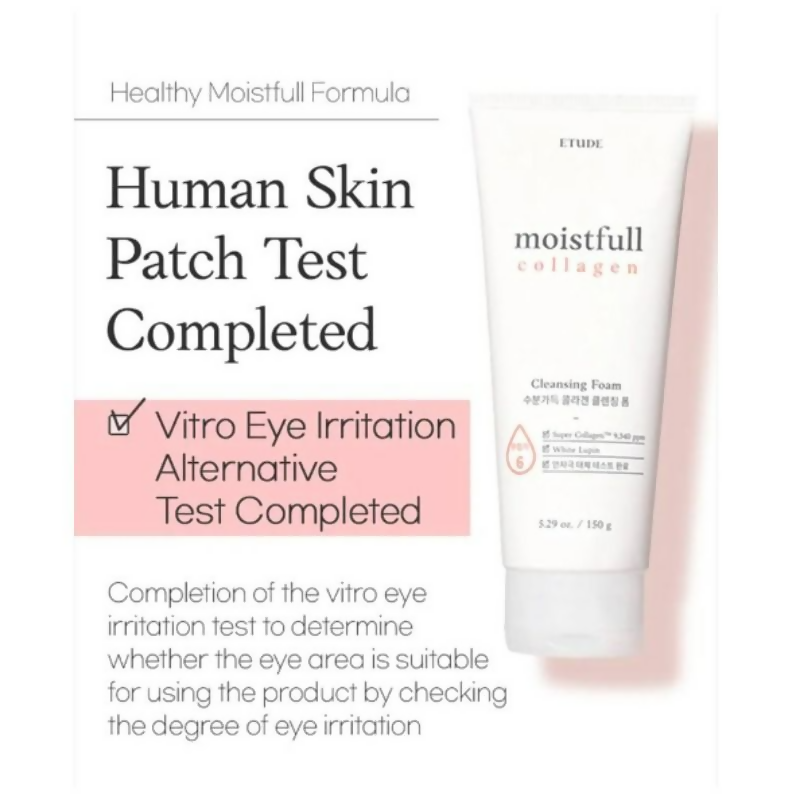 Etude House Moistfull Collagen Cleansing Foam | Grocsy