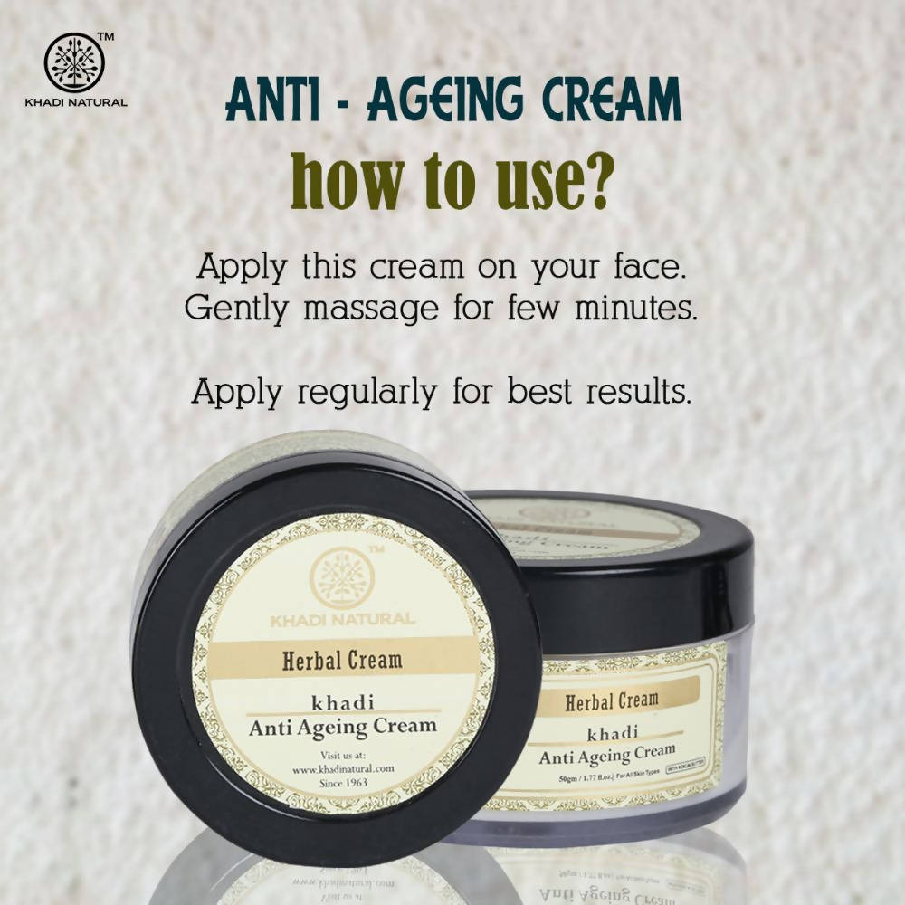 Khadi Natural Anti Ageing Herbal Cream | Grocsy