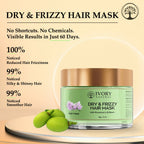Ivory Natural Dry Rough Hair Mask For Smooths Hair, Frizz Reduction | Grocsy