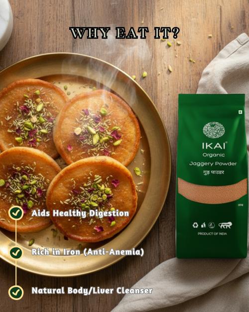 IKAI Organic Jaggery Powder | Grocsy