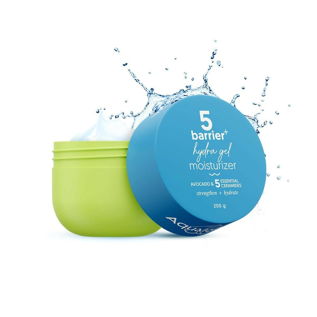 Aqualogica Barrier+ Hydra Gel Moisturizer with 5 Ceramides & Avocado, Non Sticky & Quick Absorbing for Healthy Skin Barrier | Grocsy