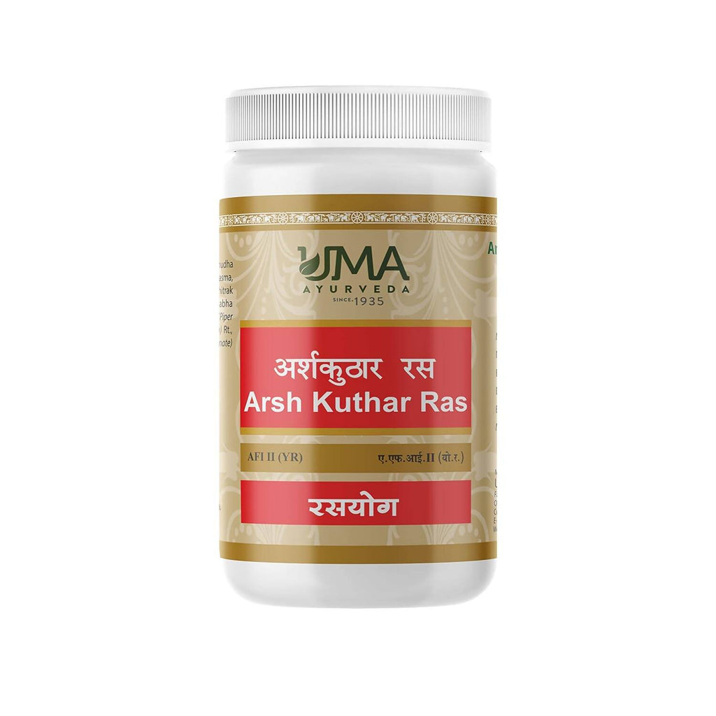 Uma Ayurveda Arsh Kuthar Ras Tablets | Grocsy