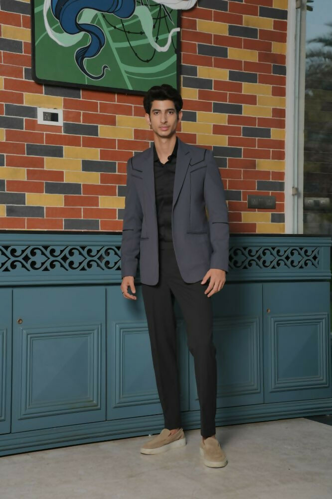 Skarve – Modern Grey & Black Smart Casual Set by Hilo Design | Grocsy