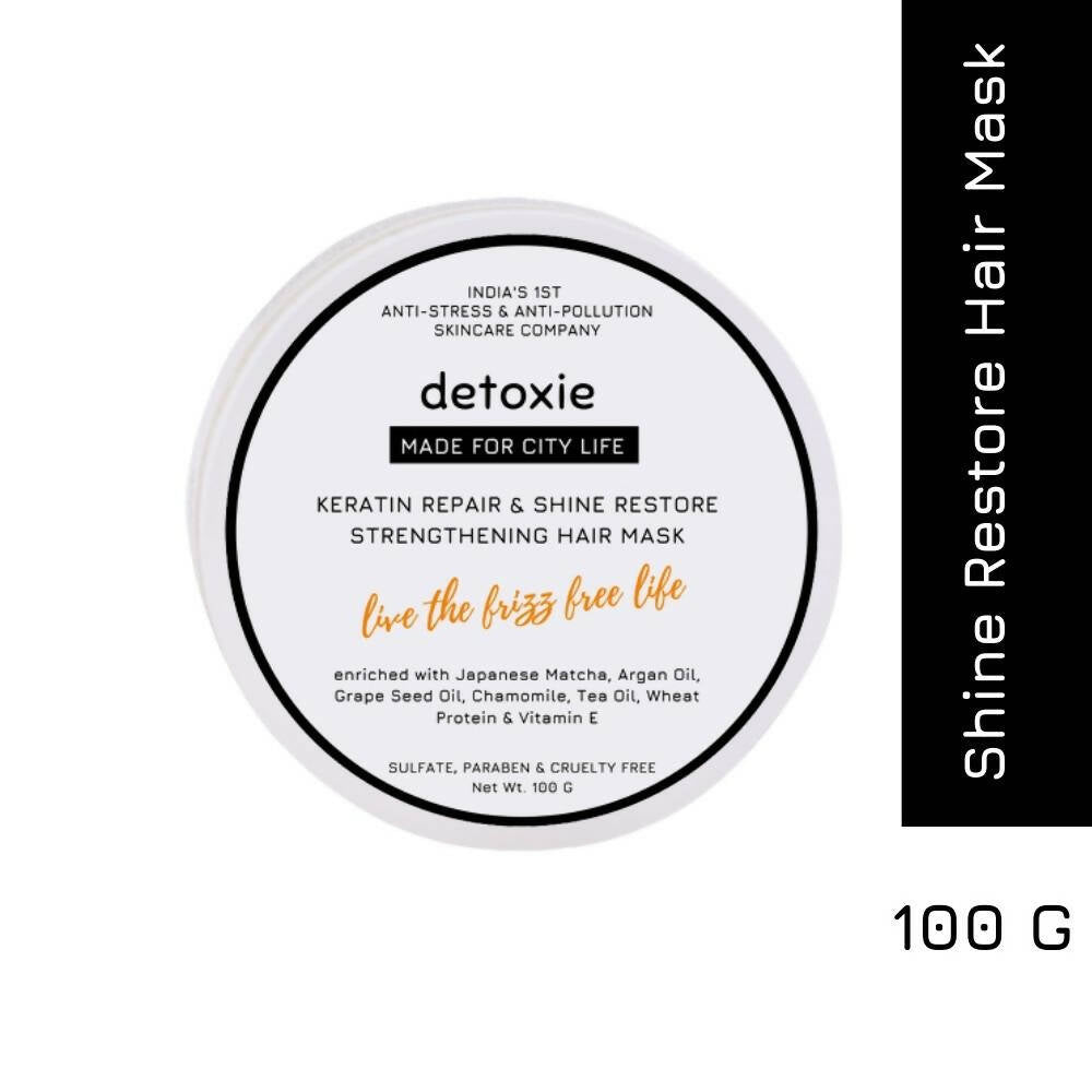 Detoxie Keratin Repair & Shine Restore Strengthening Hair Mask | Grocsy