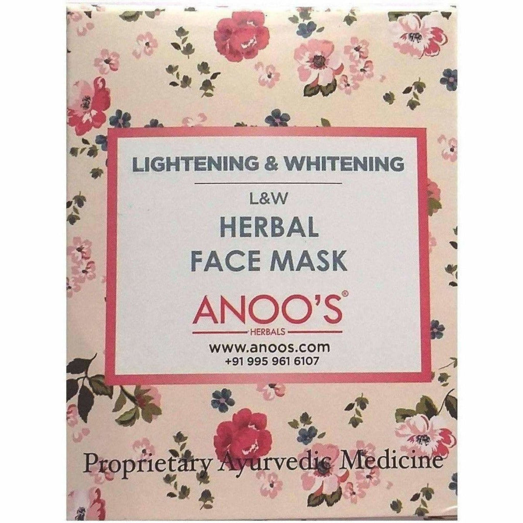 Anoos Herbal Lightening and Whitening Face Mask | Grocsy
