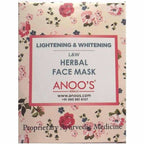 Anoos Herbal Lightening and Whitening Face Mask | Grocsy