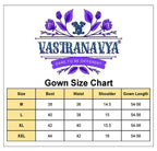 Vastranavya Yellow Faux Blooming with Embroidery Zari Sequins Work Gown | Grocsy
