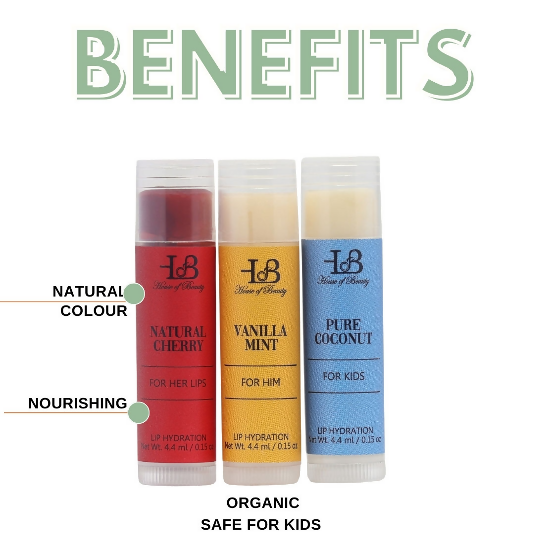 House of Beauty Pout Perfect Tinted Lip Balm Set | Grocsy