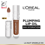 L'Oreal Paris Plump Ambition Hyaluron Lip Oil - 510 La Nuit Sparkle | Grocsy