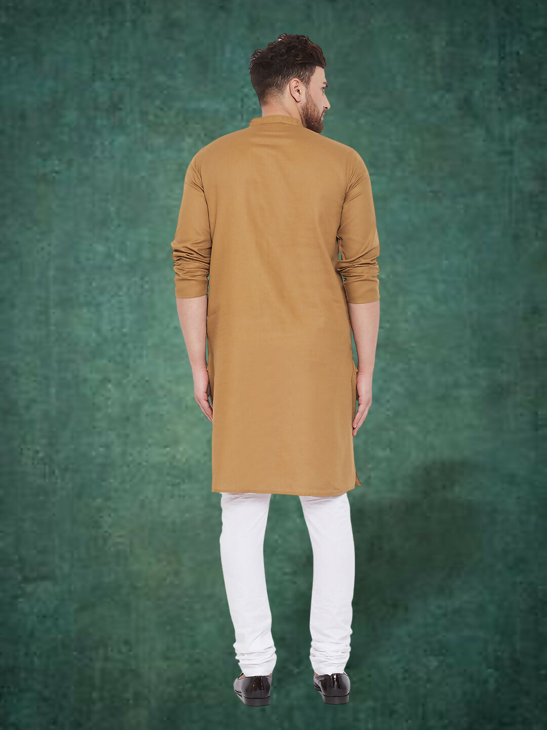 Even Apparels Men's Pure Cotton Beige Kurta | Grocsy