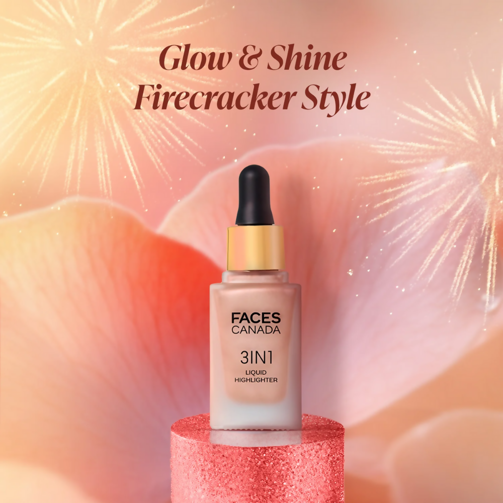 Faces Canada 3 in 1 Liquid Highlighter - Gold 01 | Grocsy