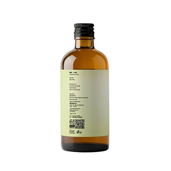 Malabarica Cold Pressed Sweet Almond Oil | Grocsy