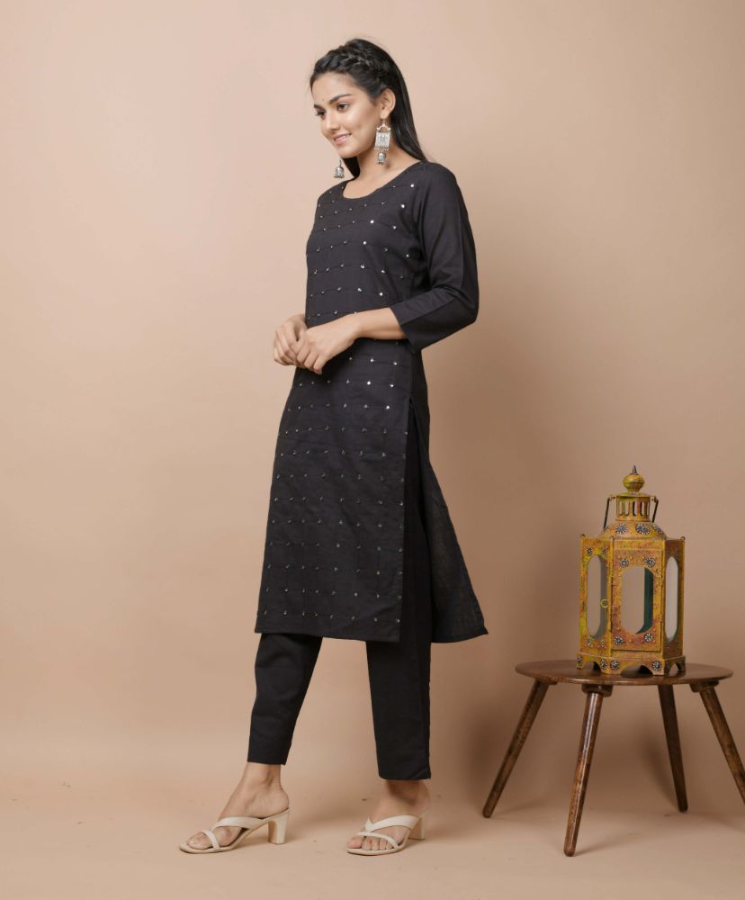 Kaajh Women's Green Floral Print Anarkali Suit Set | Grocsy