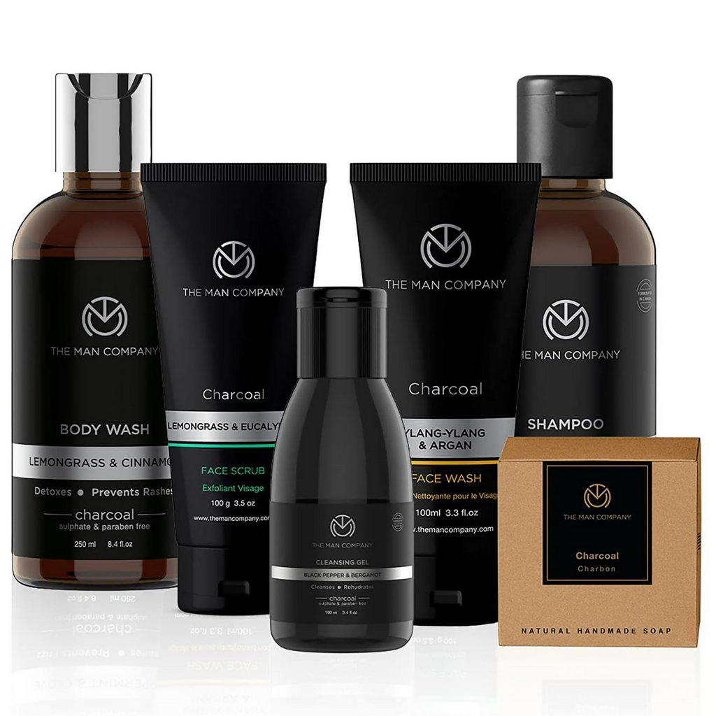 The Man Company Charcoal Grooming Kit | Grocsy