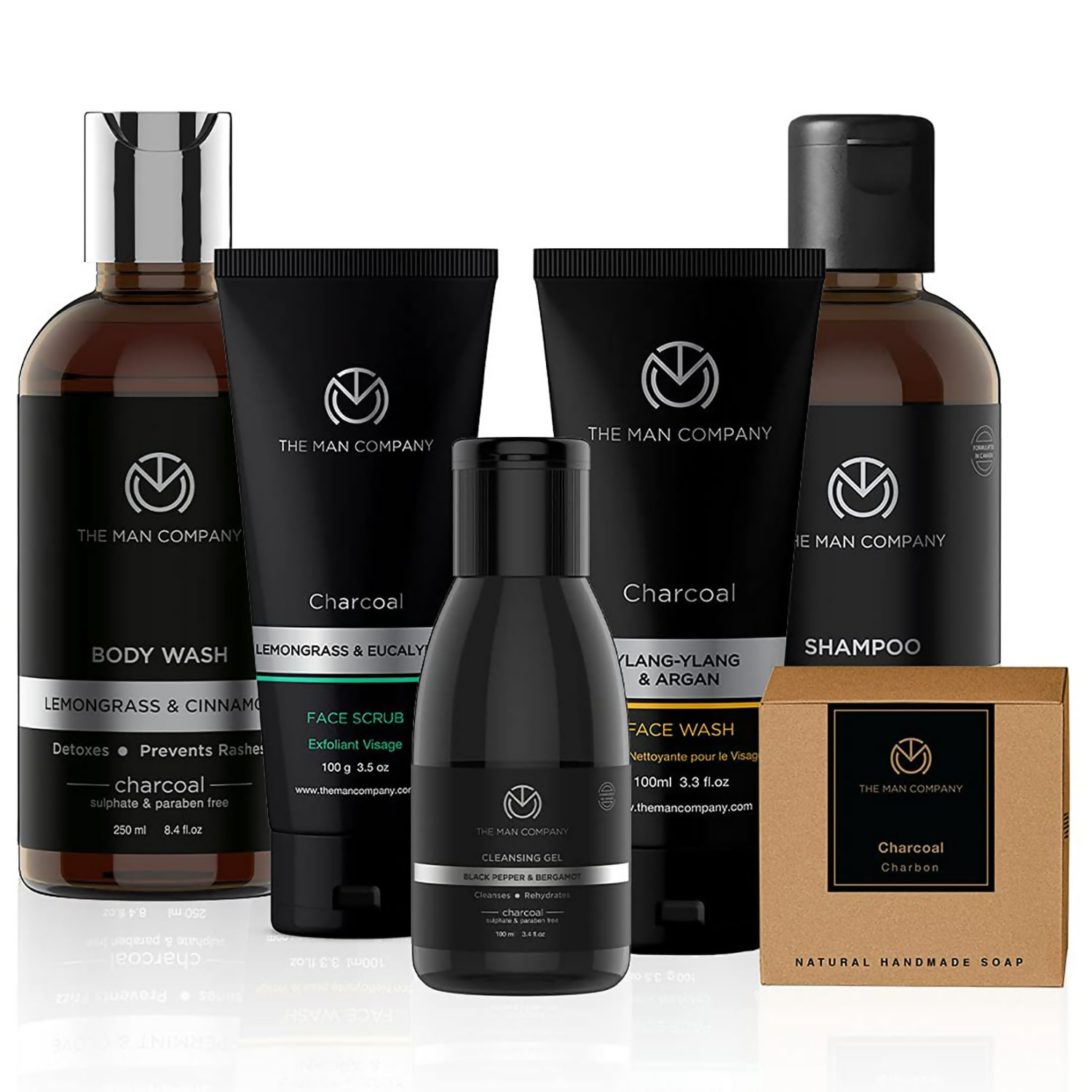 The Man Company Charcoal Grooming Kit | Grocsy