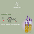 Thetapegaasi Lavender Pure Essential Oil Roll-On | Grocsy