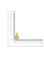 Golden Drop Earrings - Ruby Raang | Grocsy