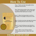 Carmel Organics Henna Leaves Powder For Hair Color | Grocsy