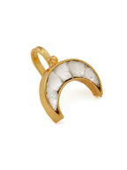 Ruby Raang Gold Half Moon Hair Jewelry | Grocsy