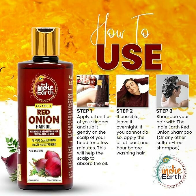 The Indie Earth Advanced Red Onion Oil | Grocsy