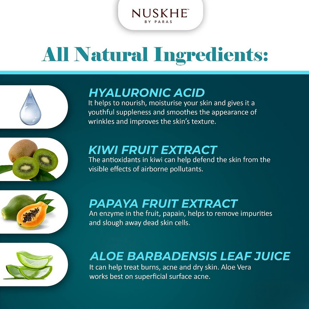 Nuskhe By Paras Studd Muffyn Hyaluronic Face Gel | Grocsy