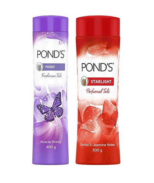 Ponds Magic Freshness Talcum Powder And Pond's Starlight Talcum Powder | Grocsy