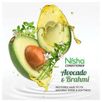 Nisha Healthy and Shiny Hair Conditioner with Avocado and Brahmi Oils | Grocsy