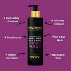 Nuut Guard Nuutwash All-in-One Cleanser For Men Intimate Nut-Butt-Body & Hair Wash | Grocsy